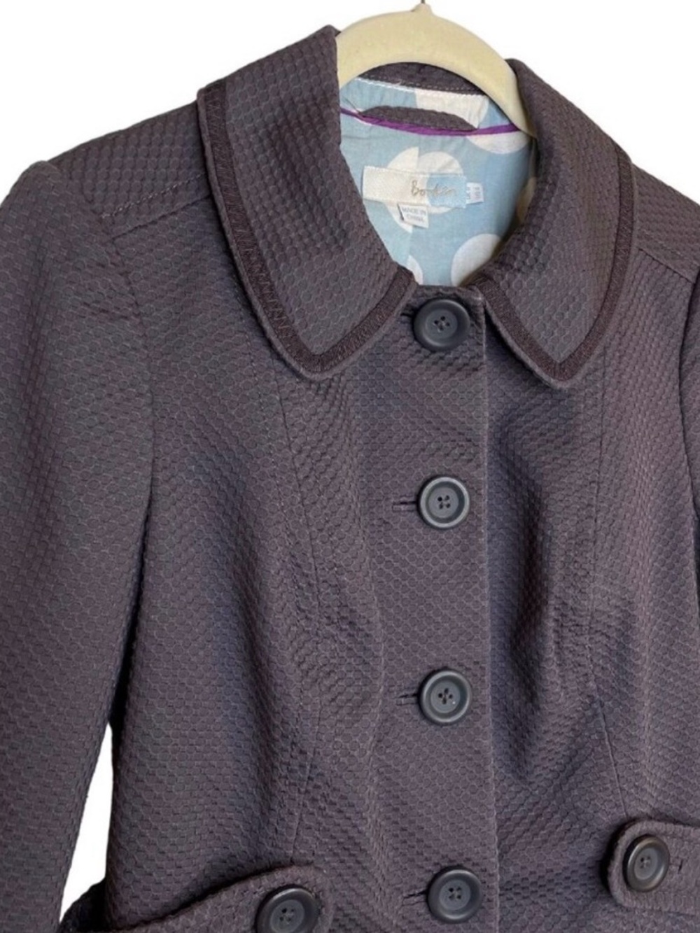 Boden Textured Tailored Jacket – US 4 (EUC) - Picture 4 of 11